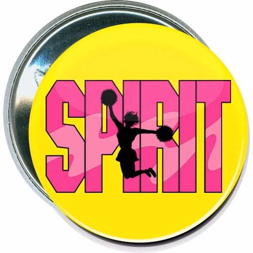 Spirit, Cheerleading Button