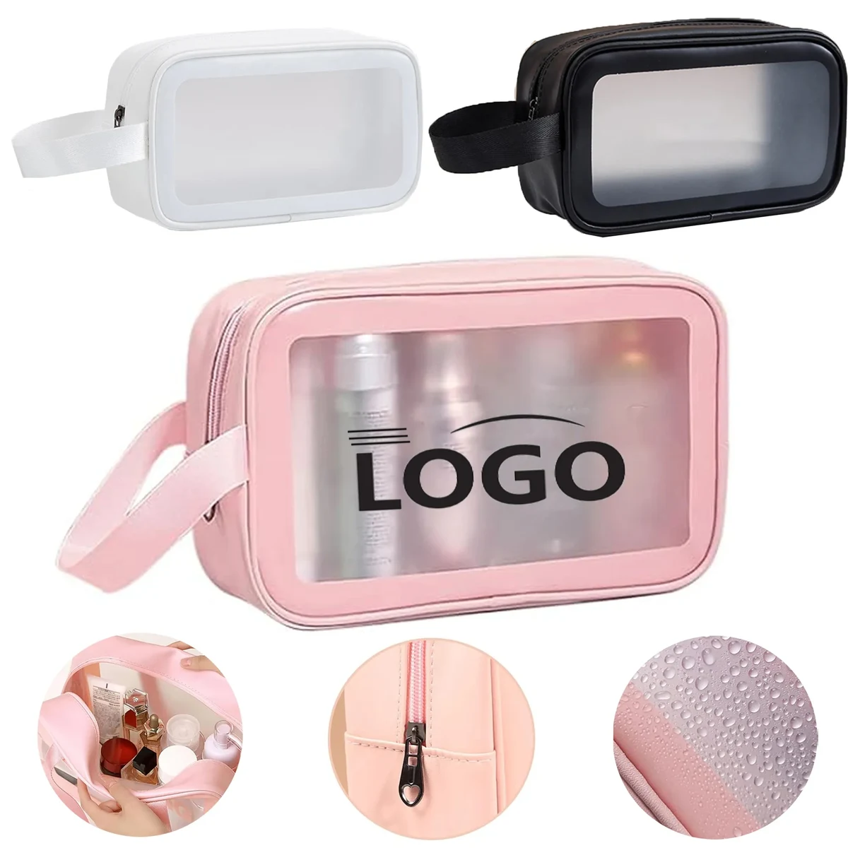 Transparent Shower Cosmetic Tote 1