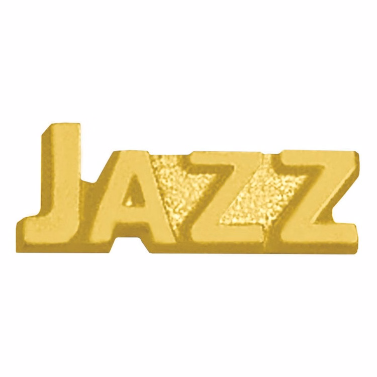 Jazz Bright Gold Chenille Lapel Pin