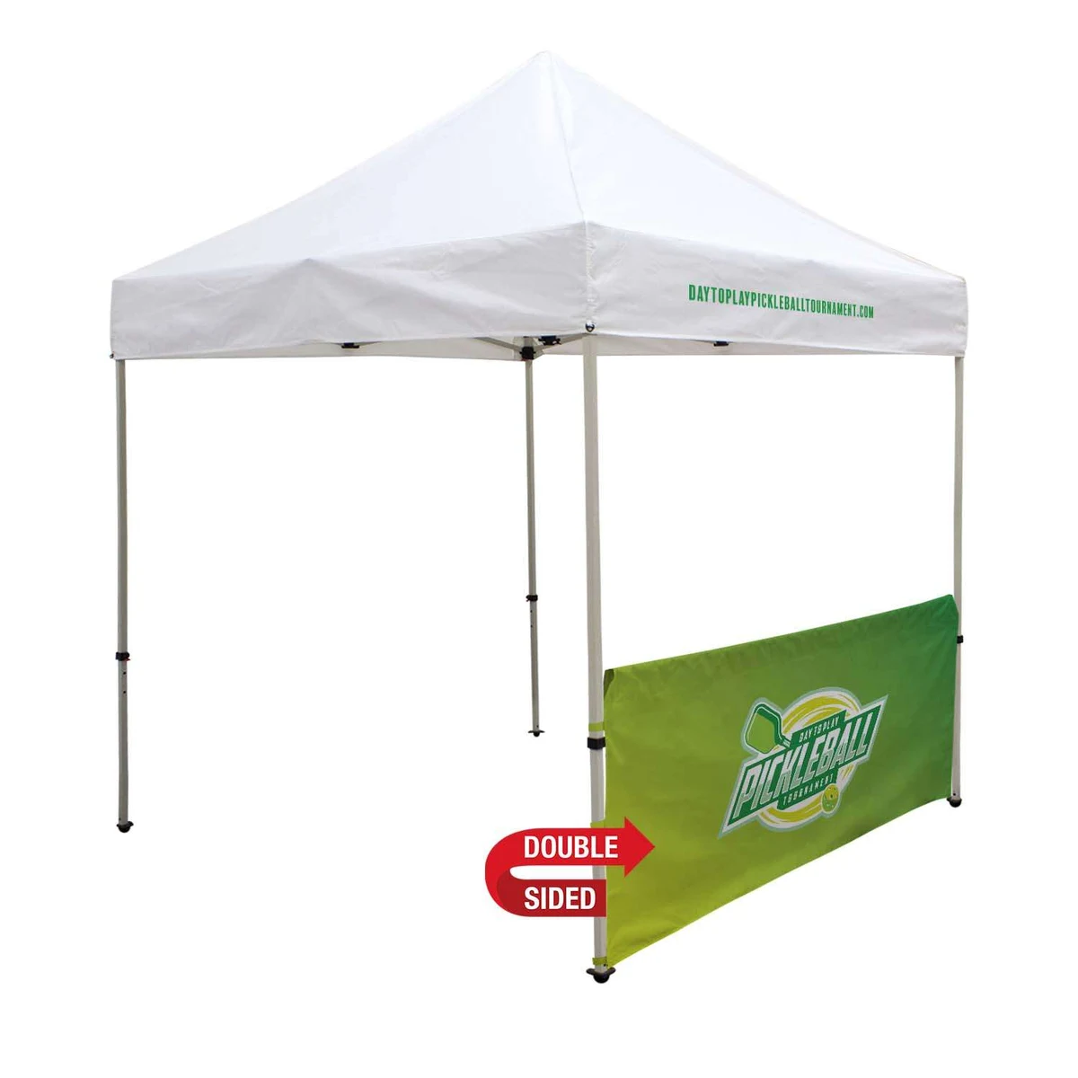 8' Deluxe Tent Half Wall Kit (Dye Sublimated, Double-Sided) 1
