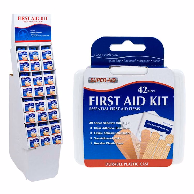 42-Piece First Aid Kit Travel Size