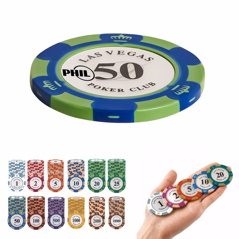 Crown Clay Poker Chips