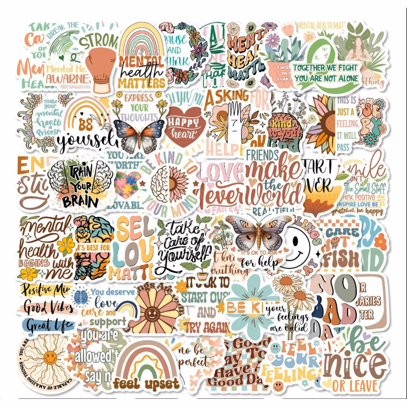 Decor Label Die Cut Stickers