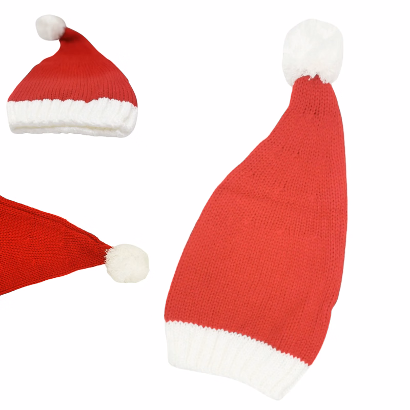 Knitted Family Christmas Hats