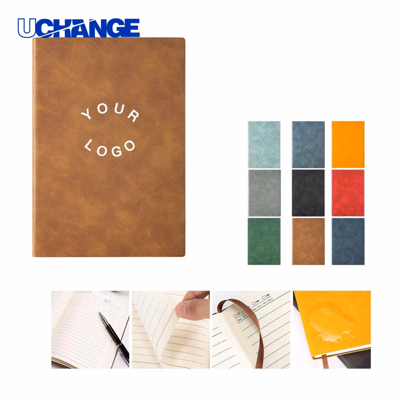 A5 Faux Leather Notebook with Soft Cover