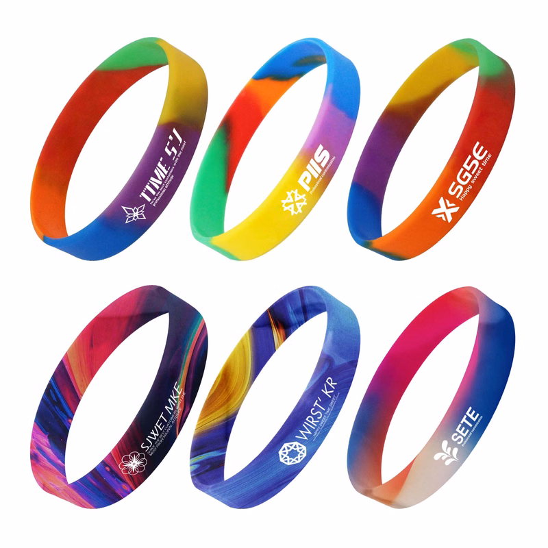 Tie Dye Silicone Bracelet