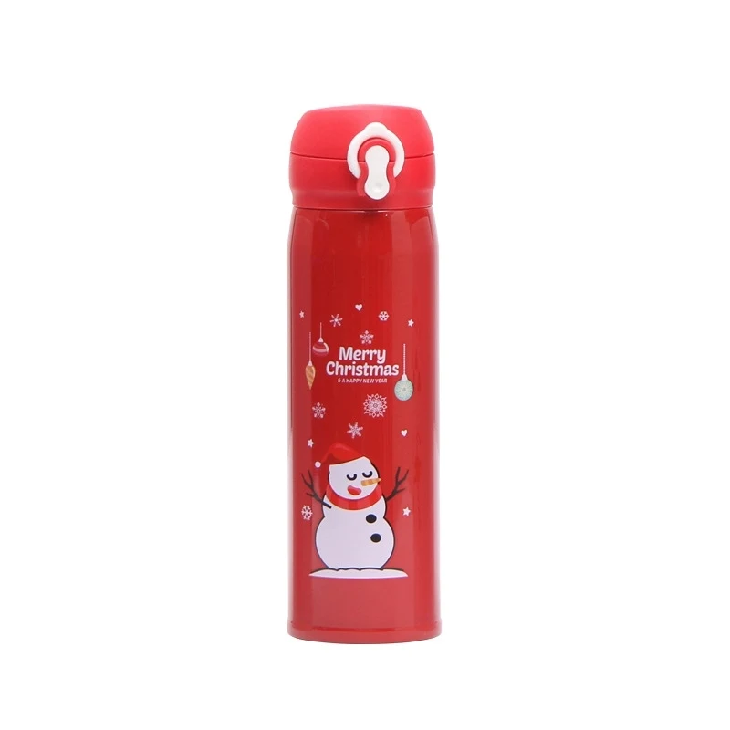 Christmas Stainless Steel Vacuum Insulated Water Bottle, custom water bottle with logo imprint 1
