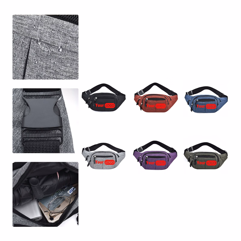 MOQ 50 Lightweight Travel Waist Bag