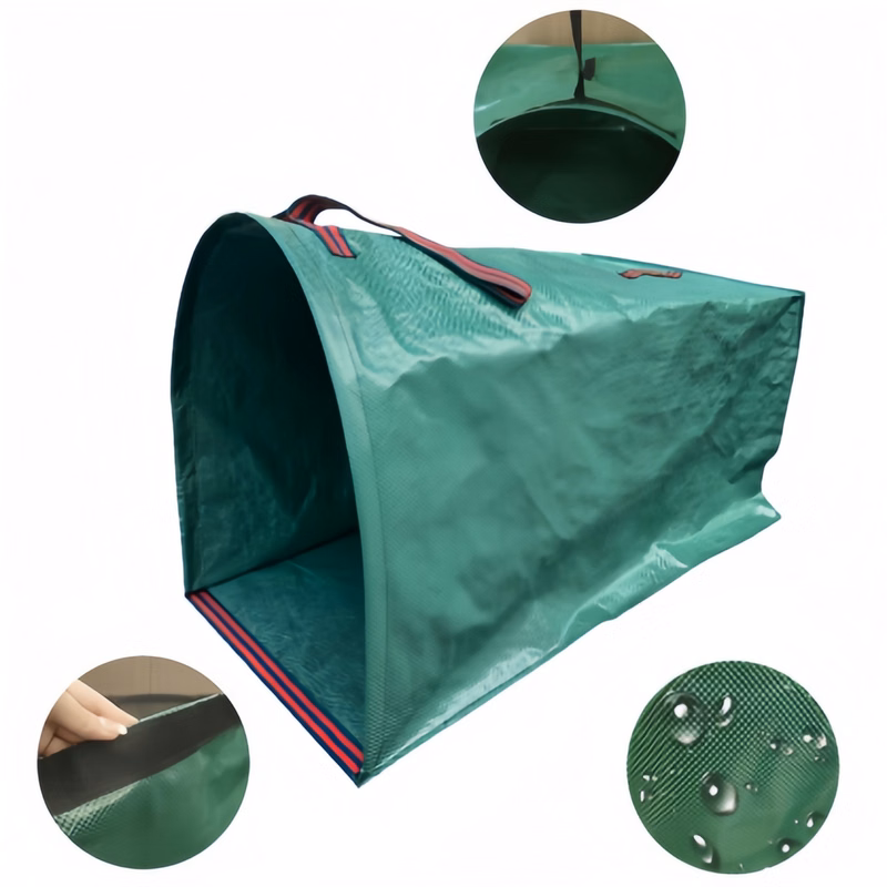 150L Heavy Duty Garden Garbage Bag W/ 2 Handles