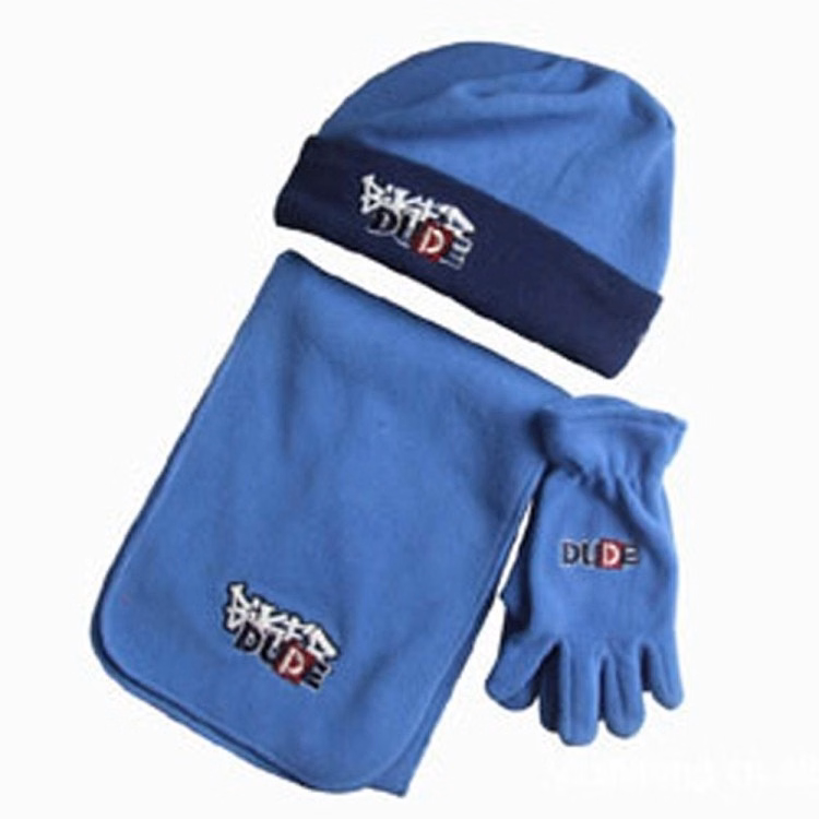 Hat, Scarf, Gloves Fleece Set