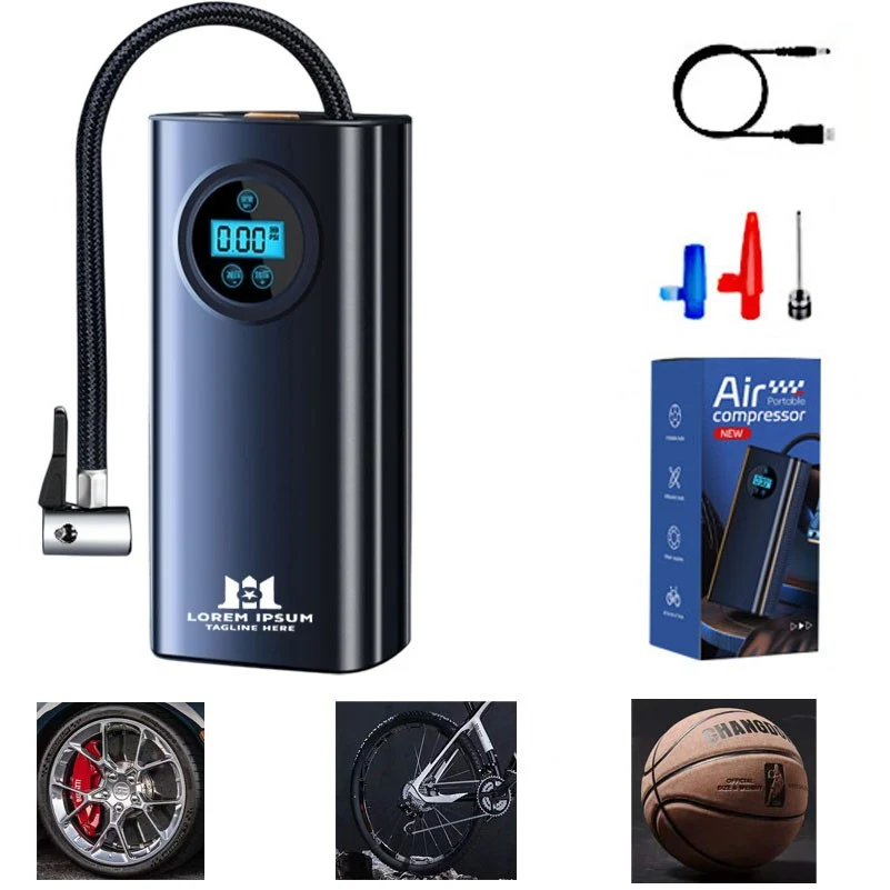 Digital Tire Inflator with Preset Pressure 1