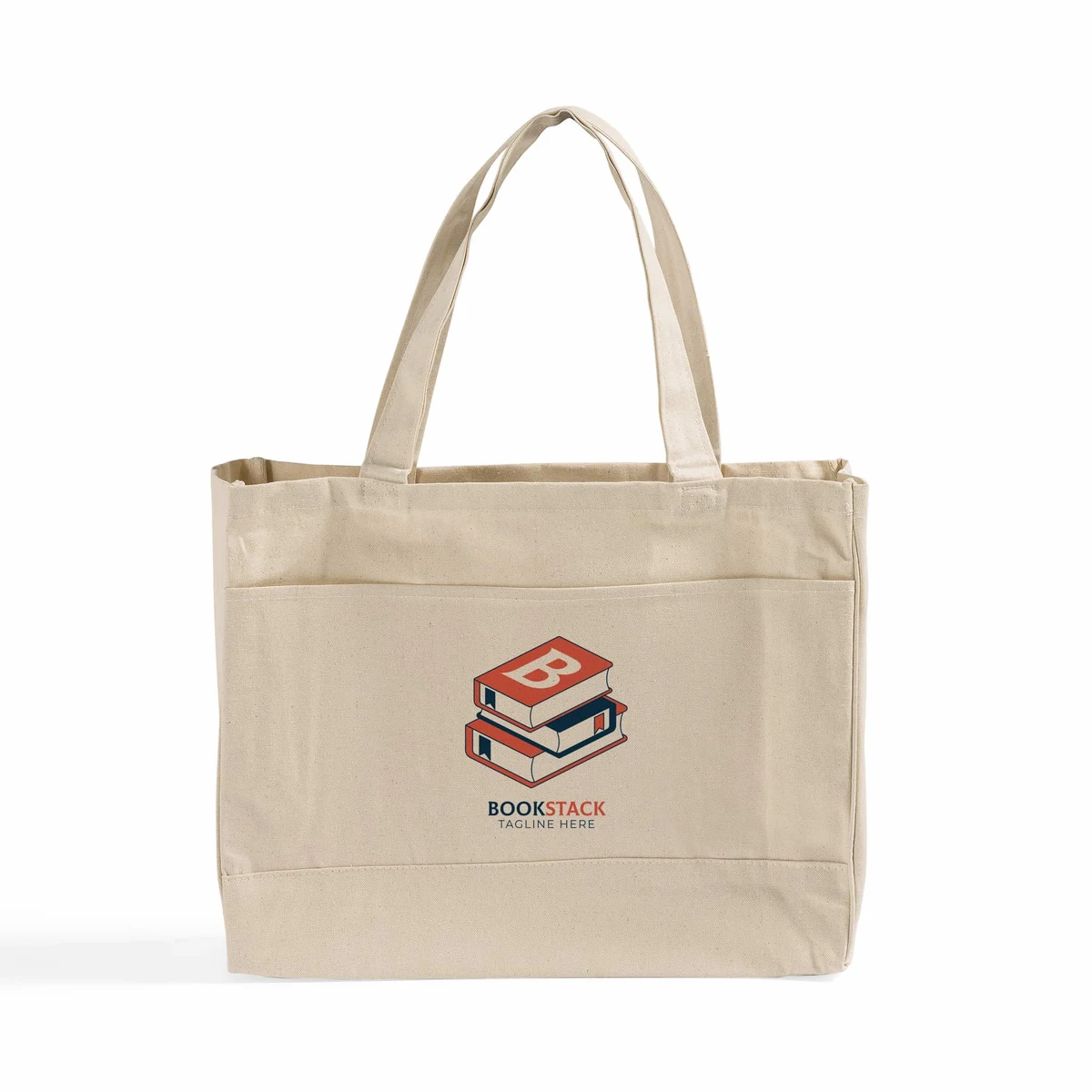 Heavy-Duty Canvas Tote Bag, custom tote bag with logo imprint 1