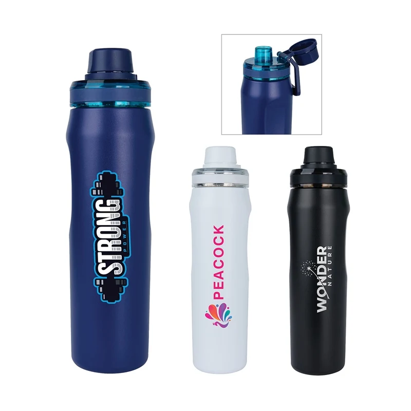 Dominic 22 oz. Double Wall Stainless Steel Water Bottle 1