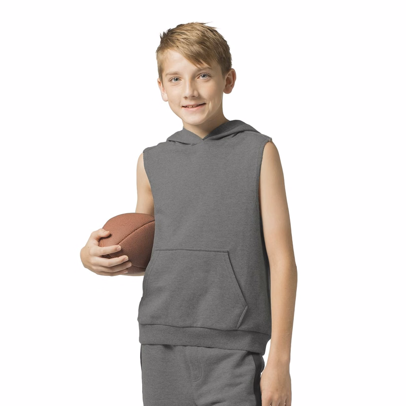 Youth Stadium Hooded Sleeveless Sweatshirt - YR51