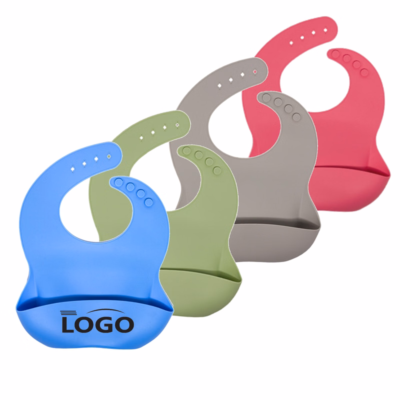 Silicone Baby Waterproof Feeding Bib