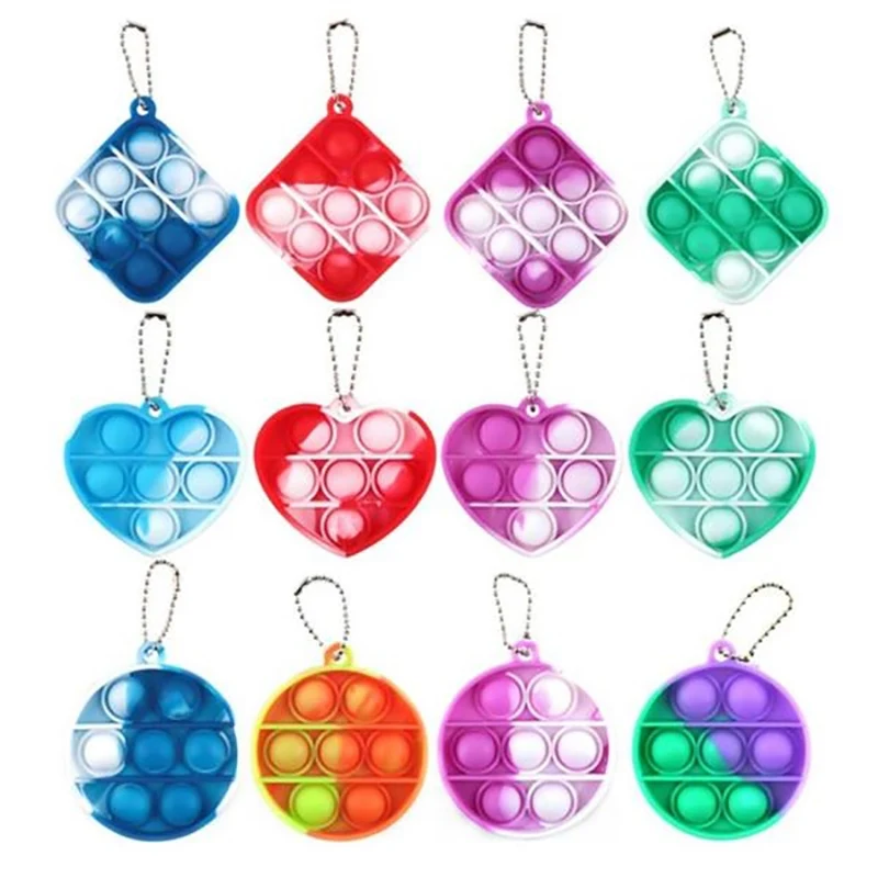 Mini Simple Fidgets Toys Keychain 1