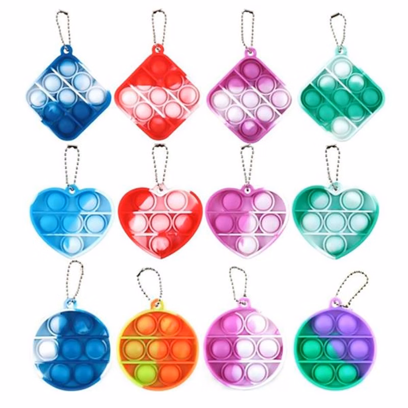 Mini Simple Fidgets Toys Keychain