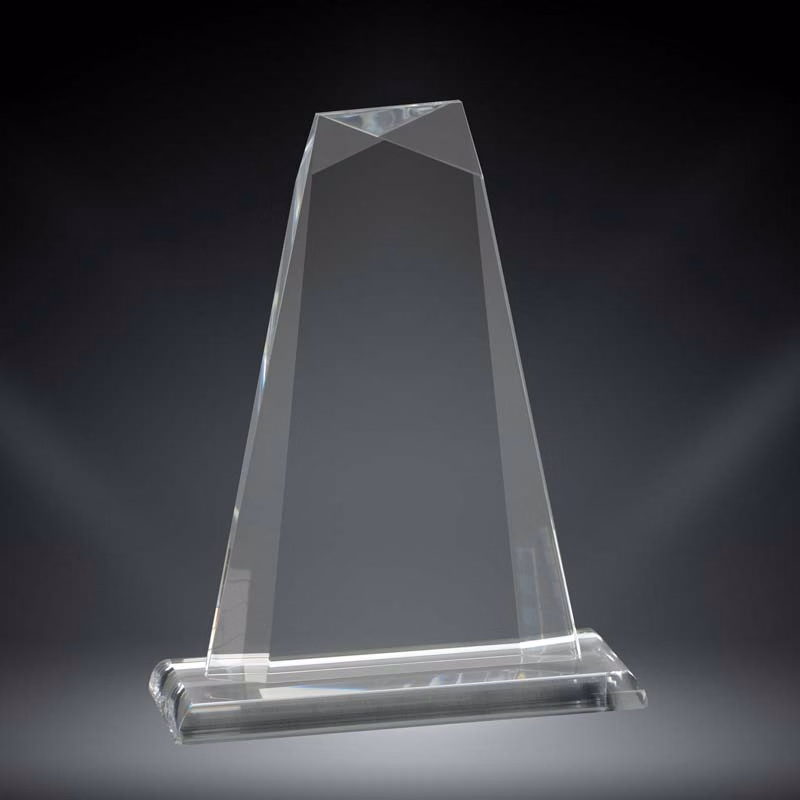 Acrylic Pinnacle Award On Base