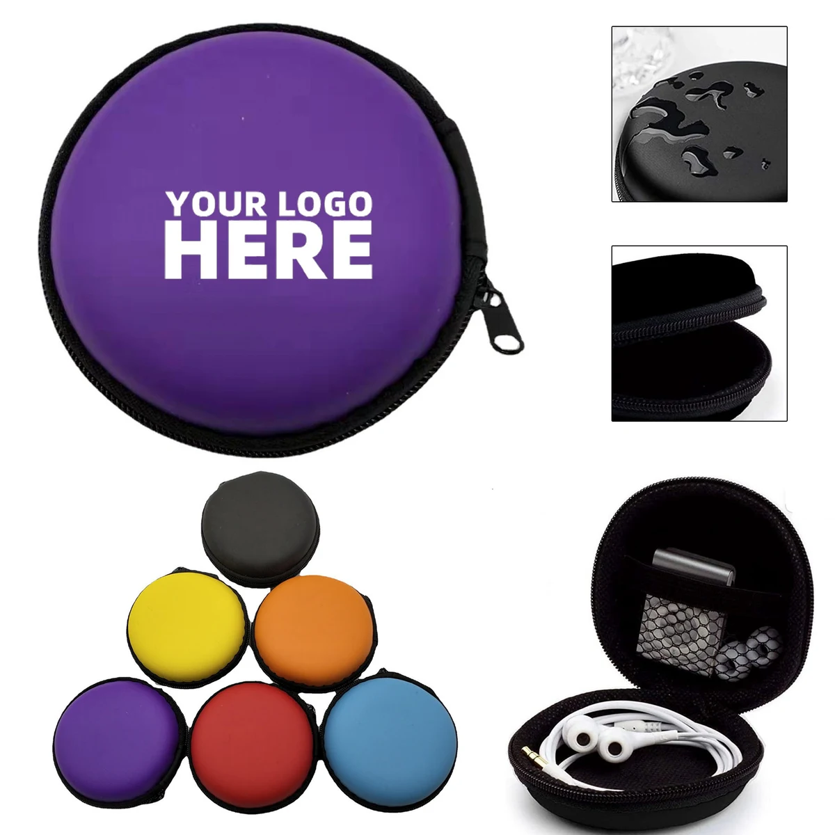 Round Earphone Case 1