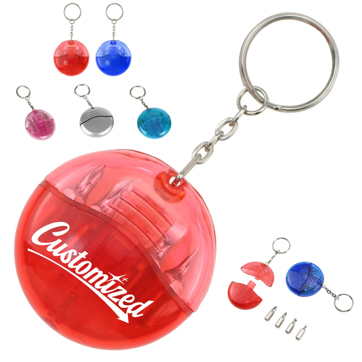 6 in 1 Screwdriver Keychain 1