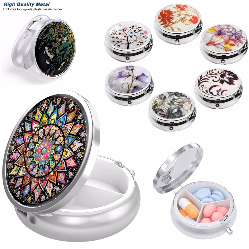 Metal Pill Box for Medicine