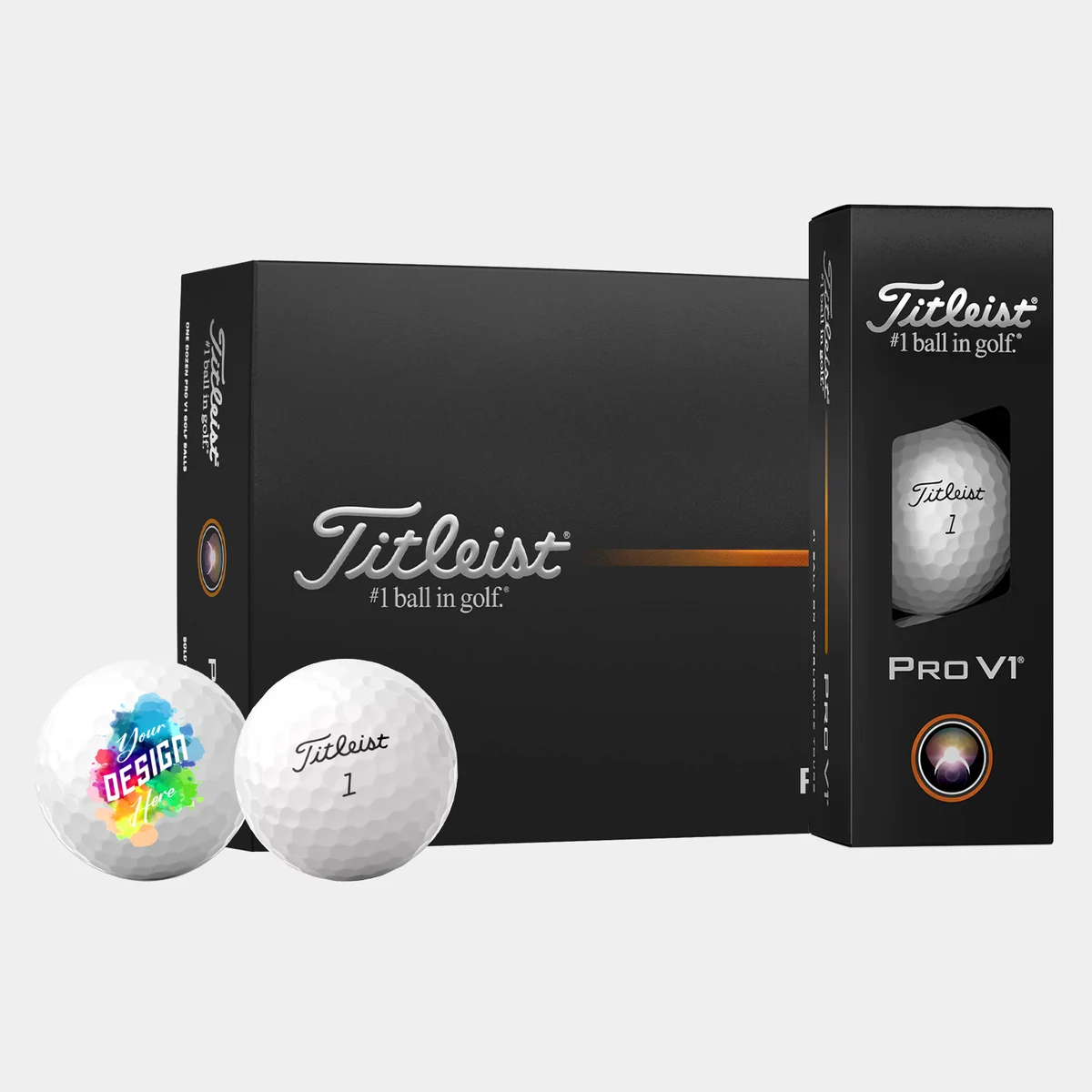 Titleist® 12 Pack Pro V1 Golf Balls 1