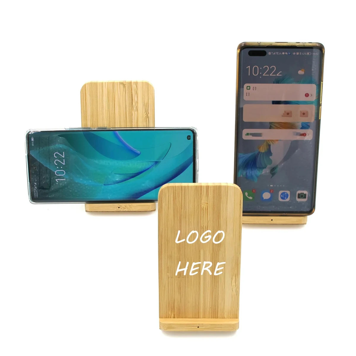Wooden Wireless Charging Phone Stand 1