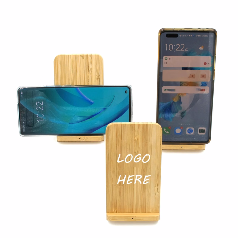 Wooden Wireless Charging Phone Stand