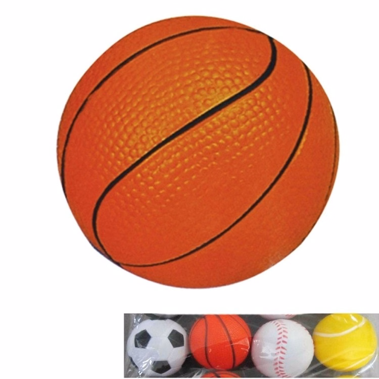 2.5" Basketball Squeezies Stress Reliever
