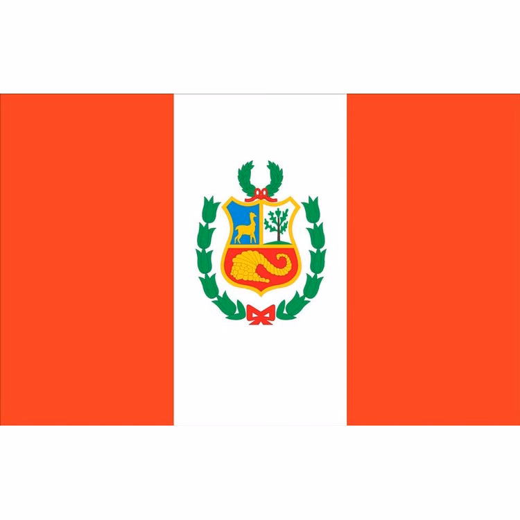 Peru Flag - 4' x 6' - Nylon without Seal