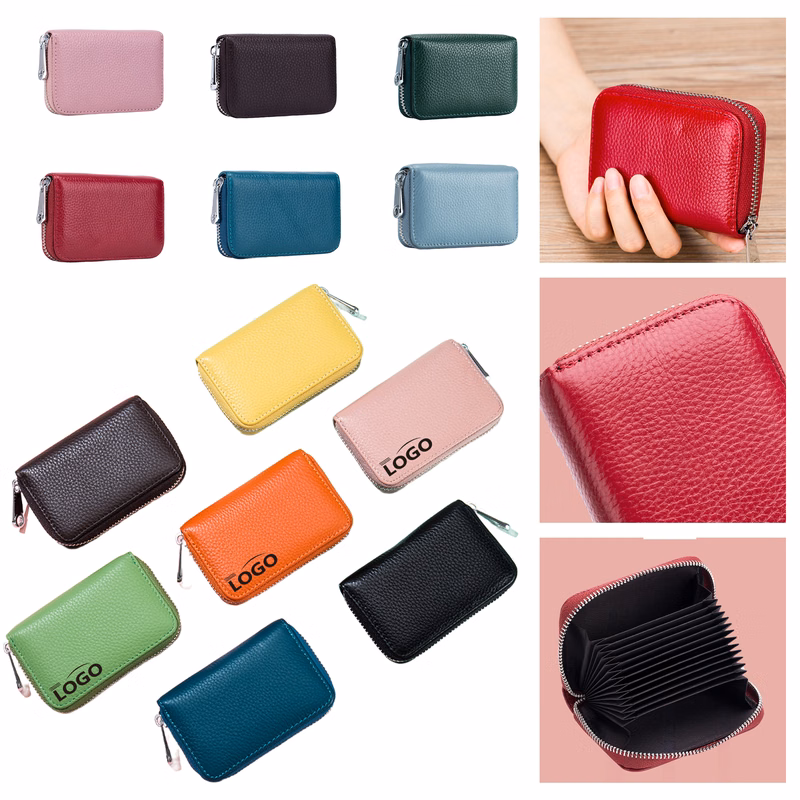 Travel-Friendly RFID Protection Leather Wallet