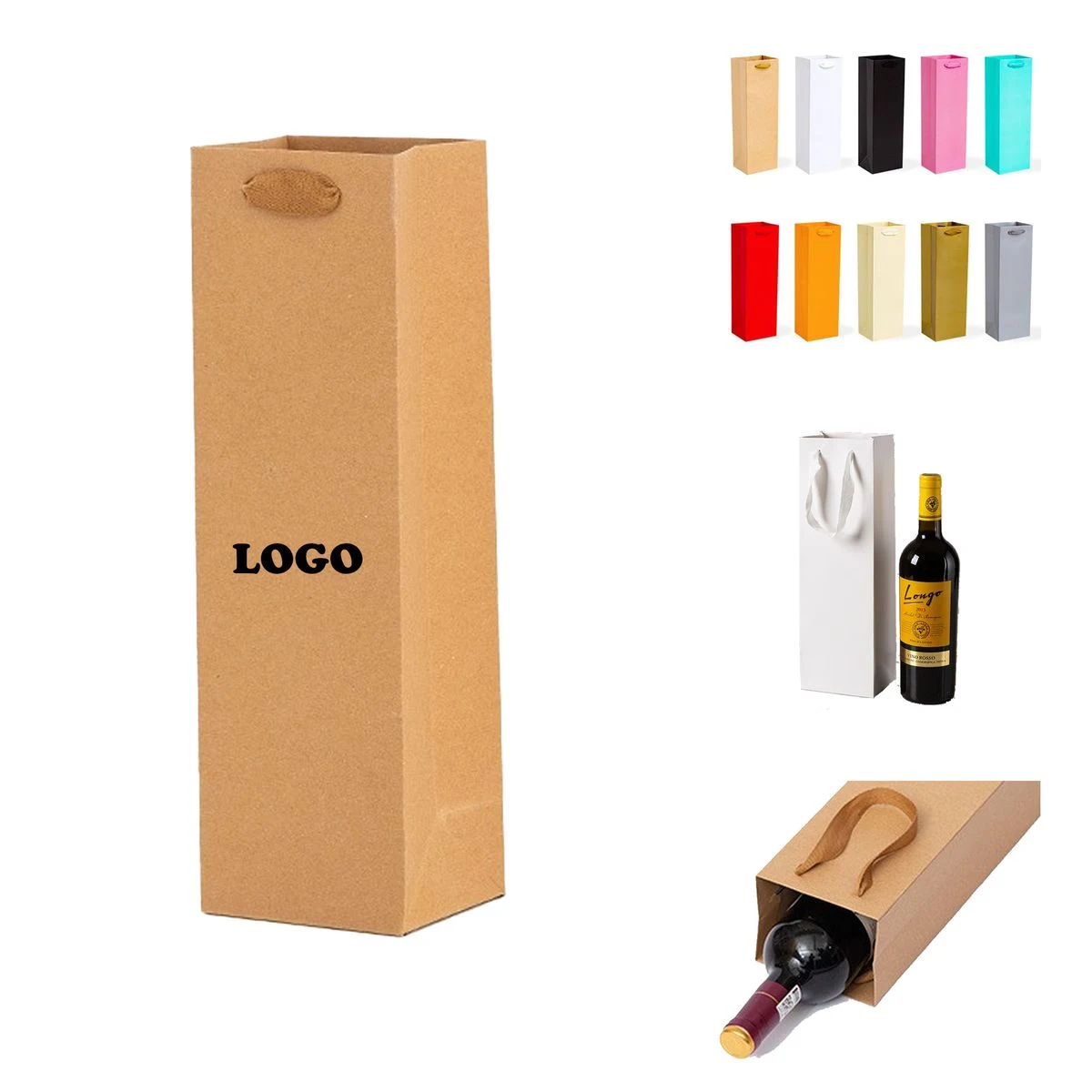 Premium Paper Wine Carrier Bag 1