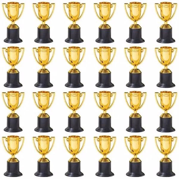 24 Pack Mini Gold Participation Trophies