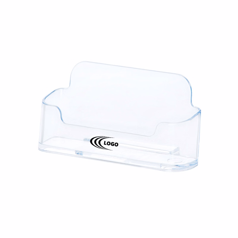 Clear Acrylic Business Card Holder - Sleek & Professional