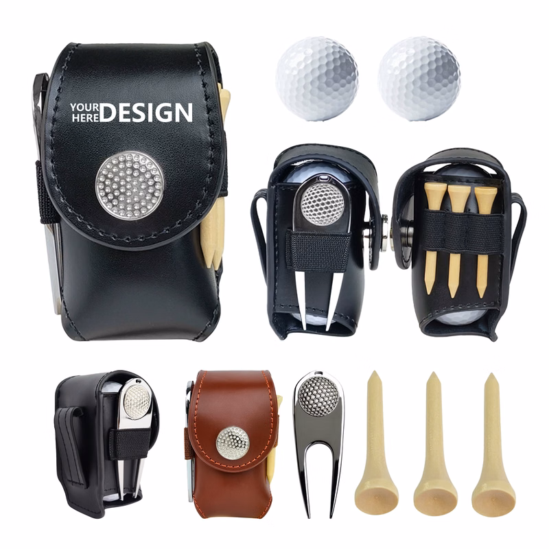 Golf Suede Accessory Pouch