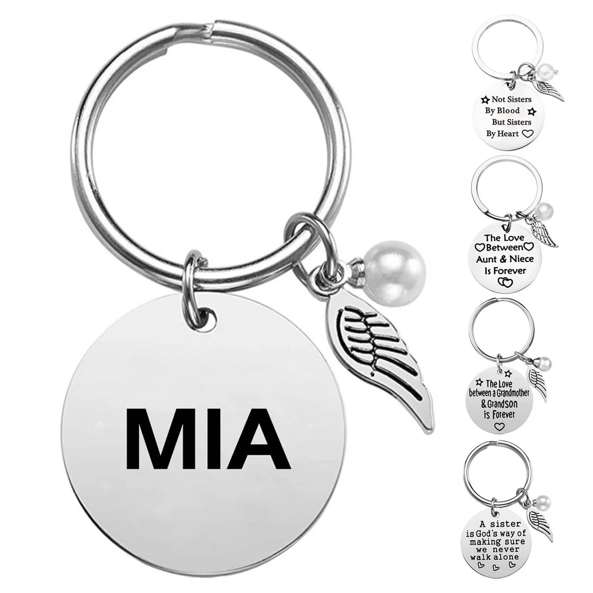 Custom Lettering Christmas/Birthday Gift Keychain 1