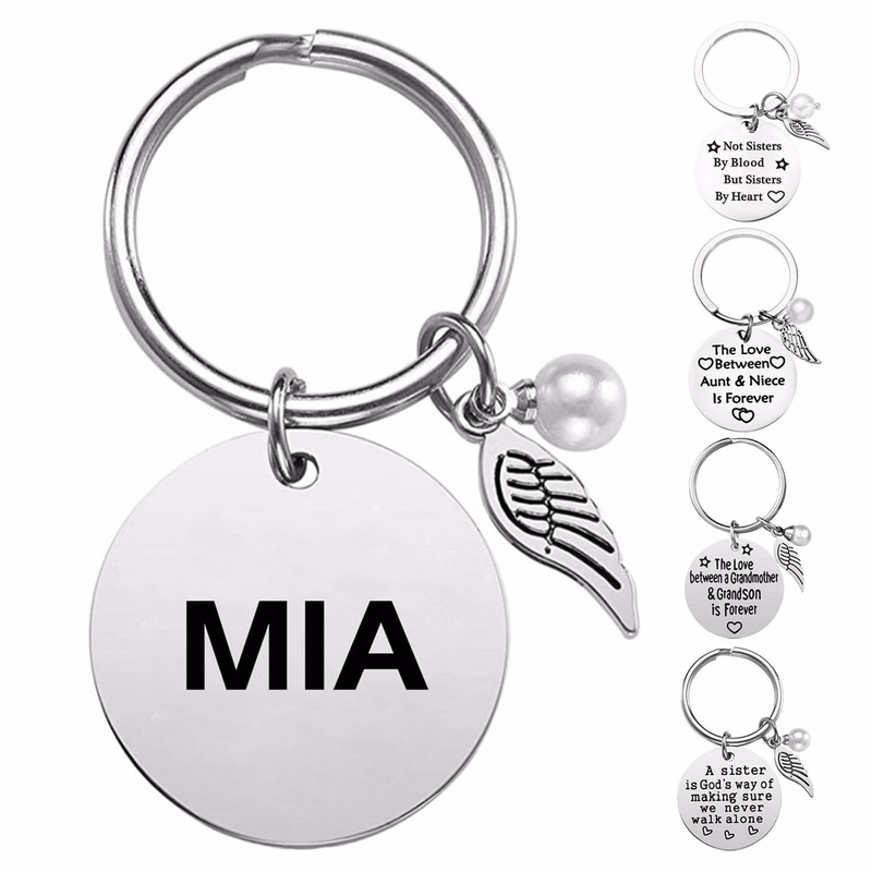 Custom Lettering Christmas/Birthday Gift Keychain