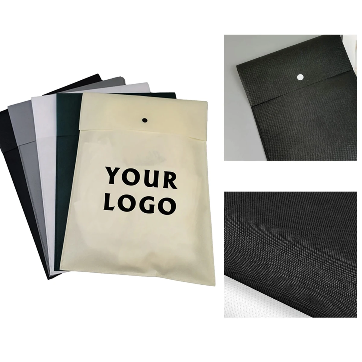 High - quality Non - woven Garment Bag with Button 1