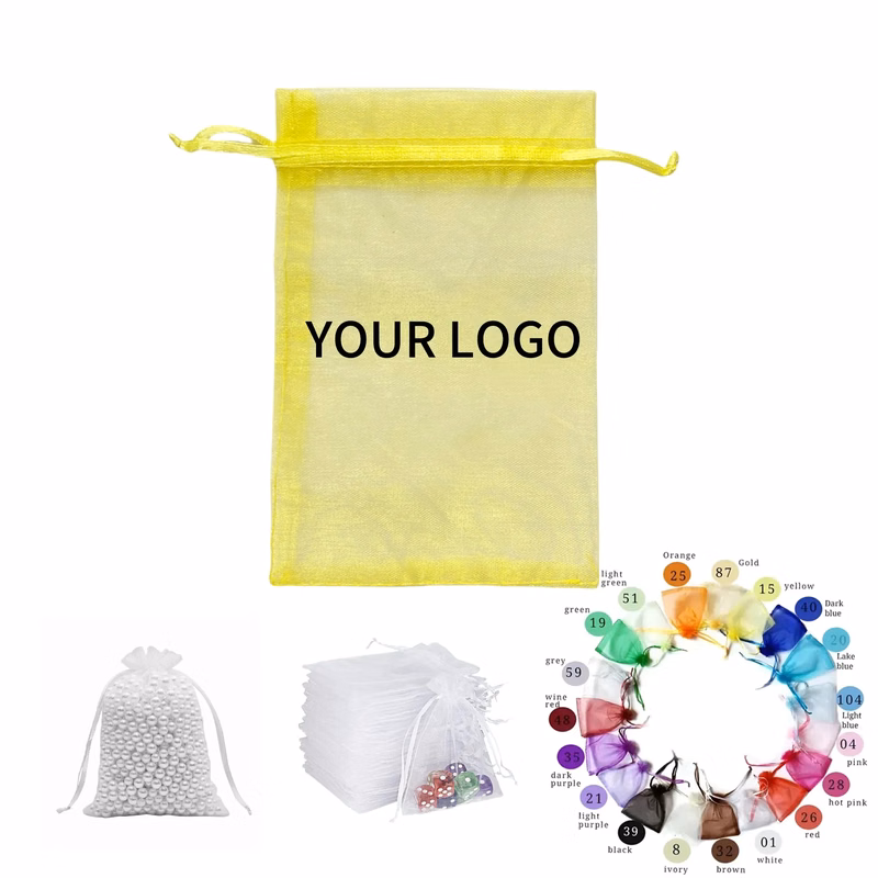 Sheer Organza Jewelry Pouch 3.5x4.7