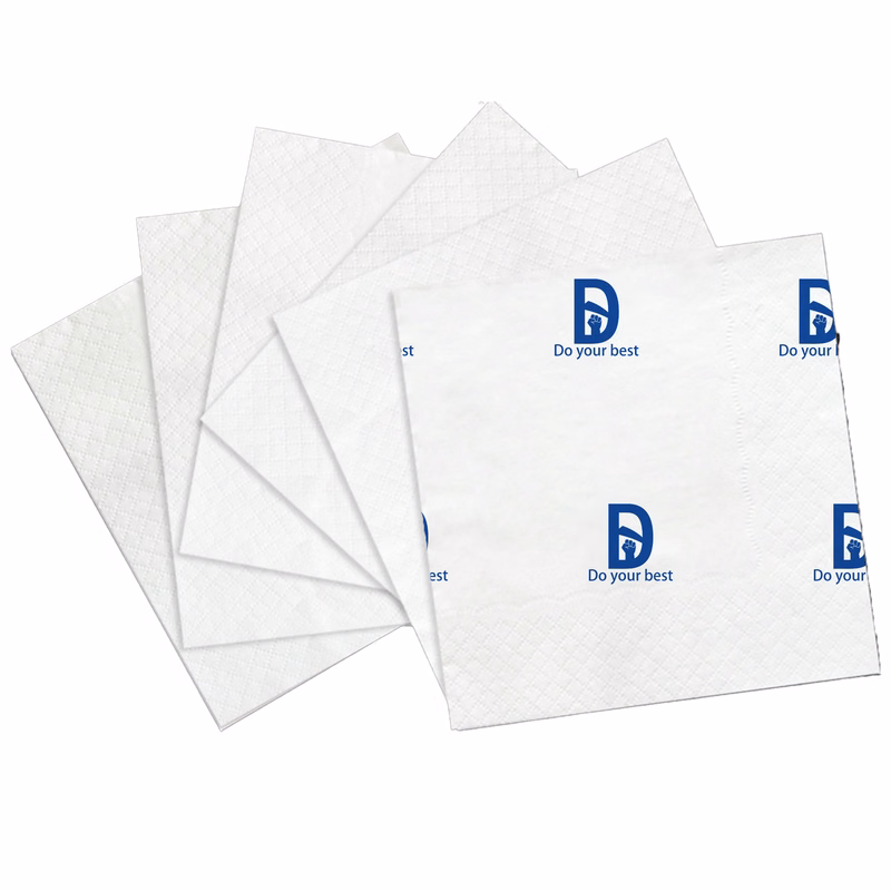 2Ply 4.5"x4.5" Full Wrap Napkin