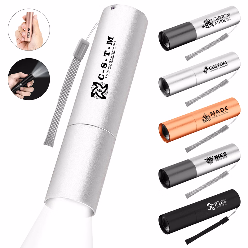 Rechargeable 3-Mode Zoom Mini Flashlight