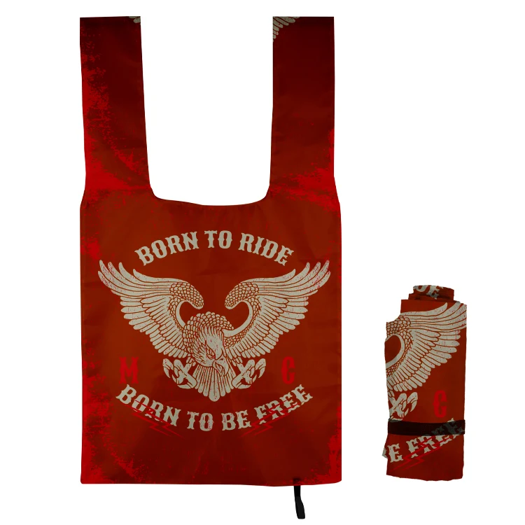 Roll-Up Grocery Tote w/Elastic Closure Strap 1