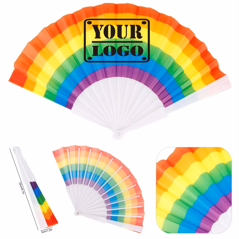 Vibrant Foldable Fan Portable Stylish And Cool