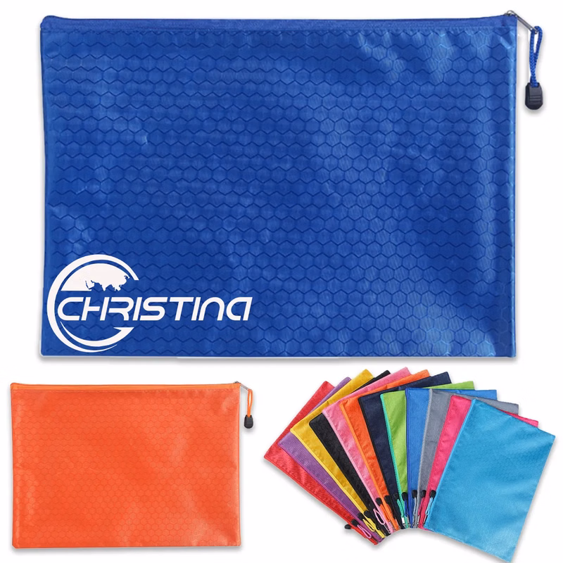 Waterproof Thickened Zippered File Flannel Bag Organizer
