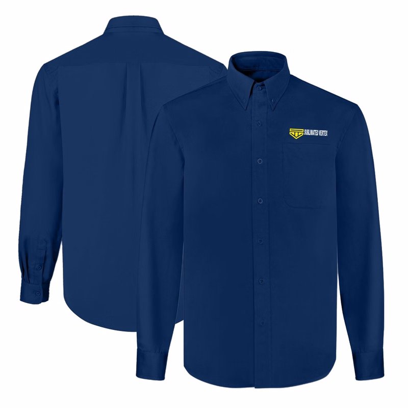 Men's Long Sleeve Button Down Twill Shirt