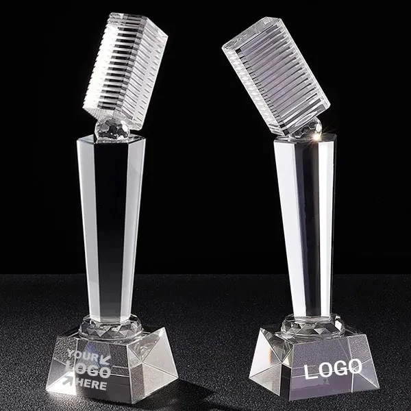 Crystal Microphone Music Trophy Award 1