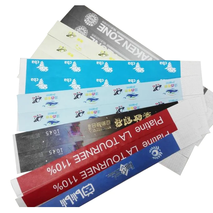 Full Color Tyvek Wristbands (CMYK) 1