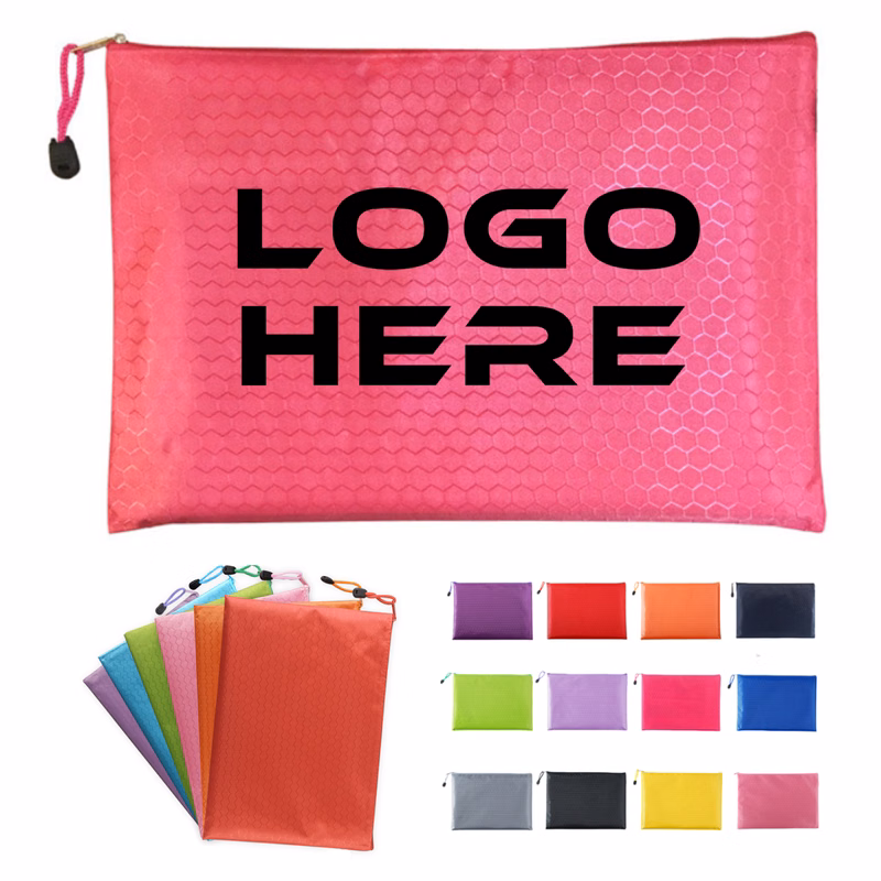 Double Layer A4 File Storage Pouch