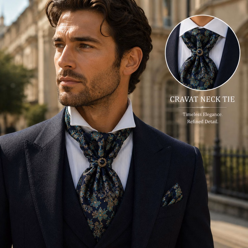 Cravat Polyester Silk Sublimation Neck Tie