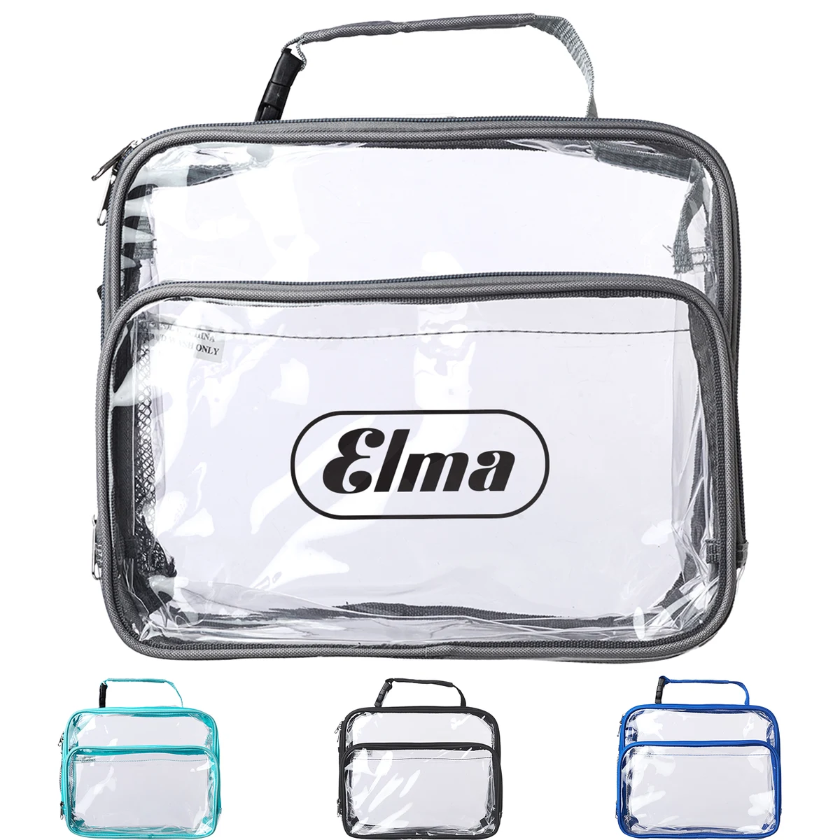 Clear Transparent Vinyl Bag with Handle 1